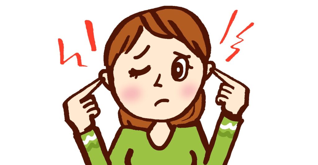 耳鳴りや耳の閉塞感で悩む方のイメージ画像｜二ツ谷町整骨院